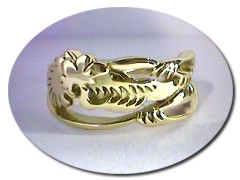 18 ct Gold Dragon Ring.